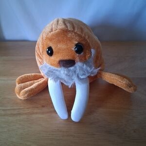 Plush Walrus Stuffed Animal Toy - Orange